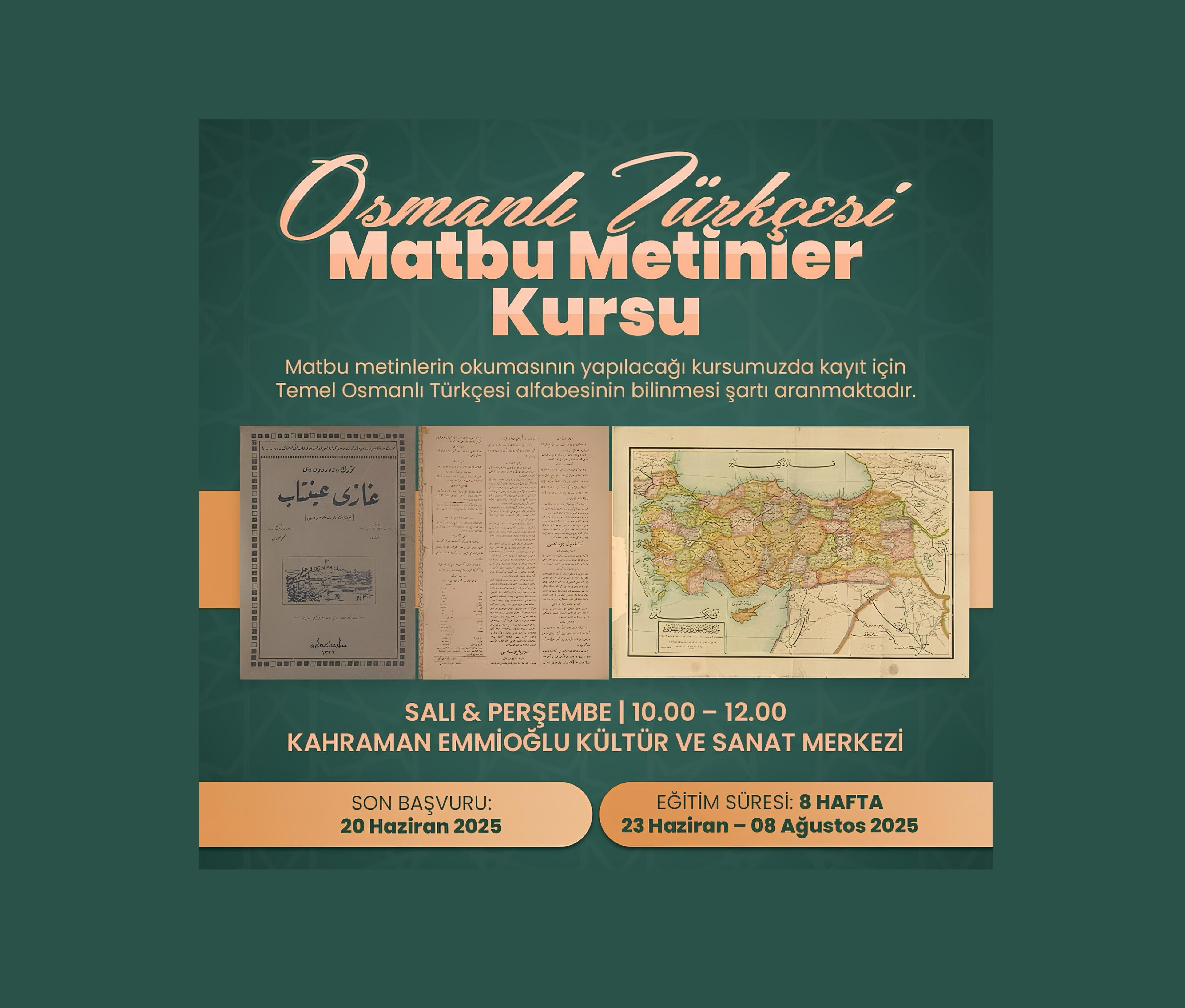 Osmanlı Türkçesi’nin matbu (basılı) metinlerini okuma ve analiz etme